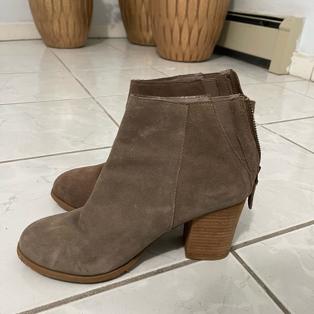 Brown Suede Ankle Boots